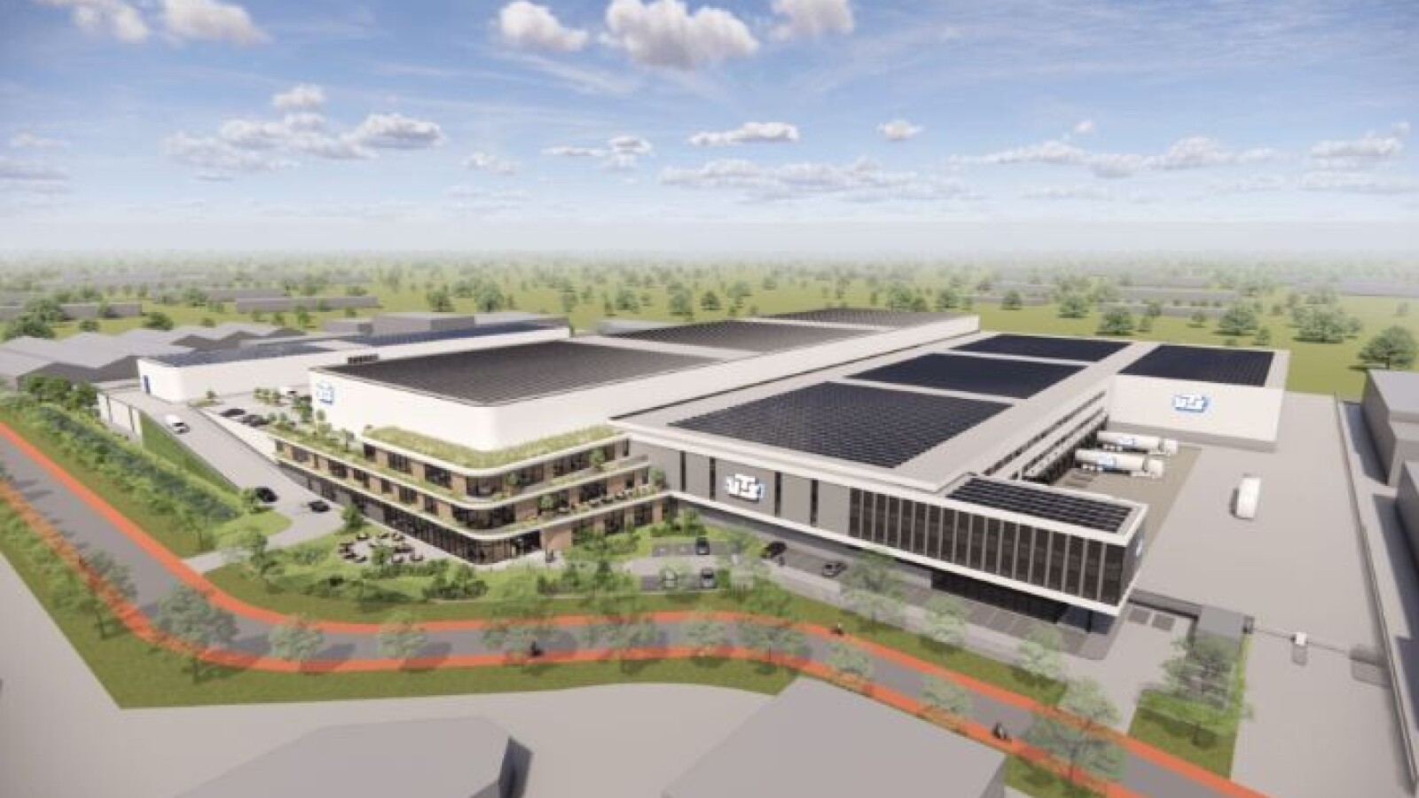 Nieuwbouw gasloos distributiecentrum in Boxmeer